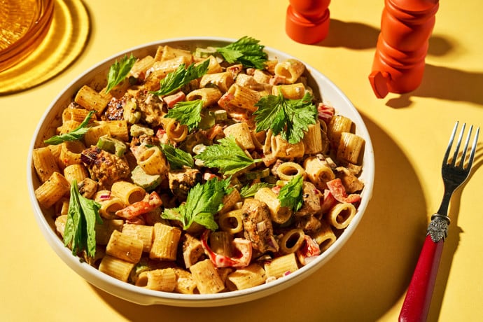 Kana-pastasalaatti “Nashville style”