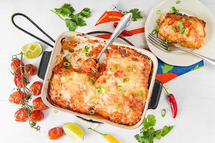 Nopeat kana-enchiladat