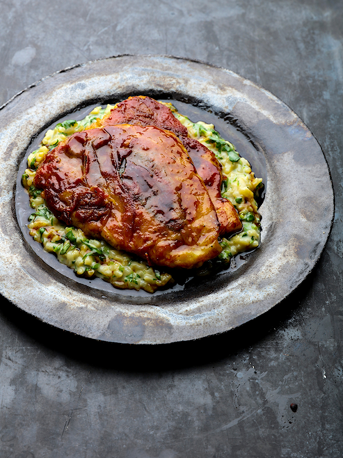Saltimbocca ja yrttirisotto