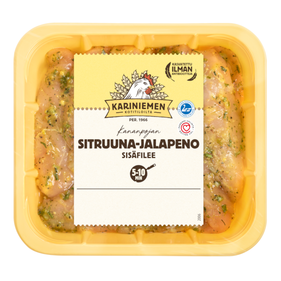 Kariniemen Kananpojan sisäfilee sitruuna-jalapeno