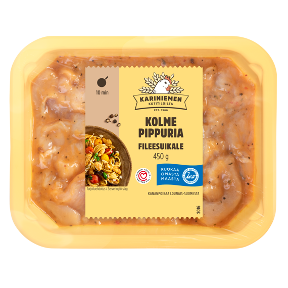 Kariniemen Kananpojan fileesuikale Kolme pippuria