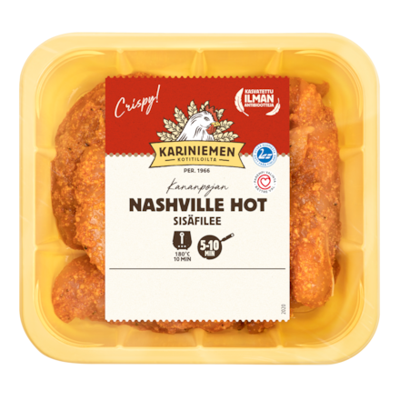 Kariniemen Kananpojan sisäfilee Nashville Hot