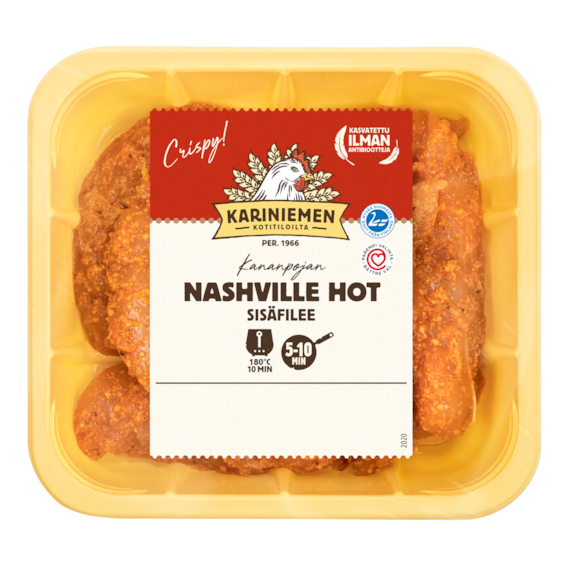 Kariniemen Kananpojan sisäfilee Nashville Hot