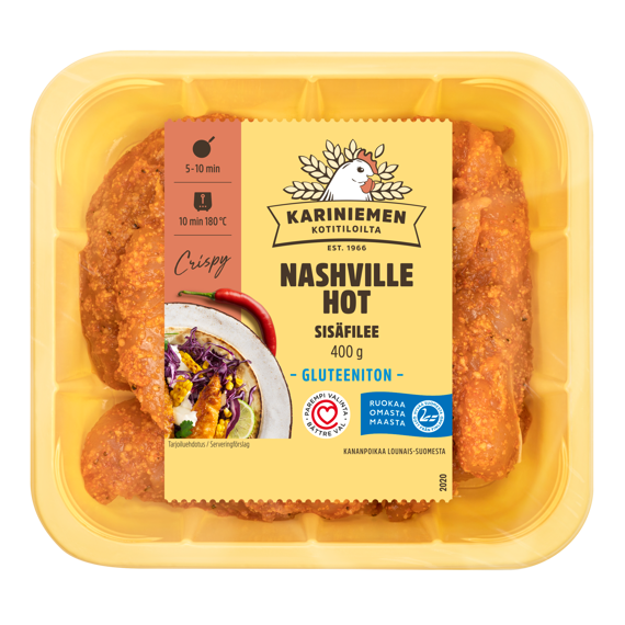 Kariniemen Kananpojan sisäfilee Nashville Hot