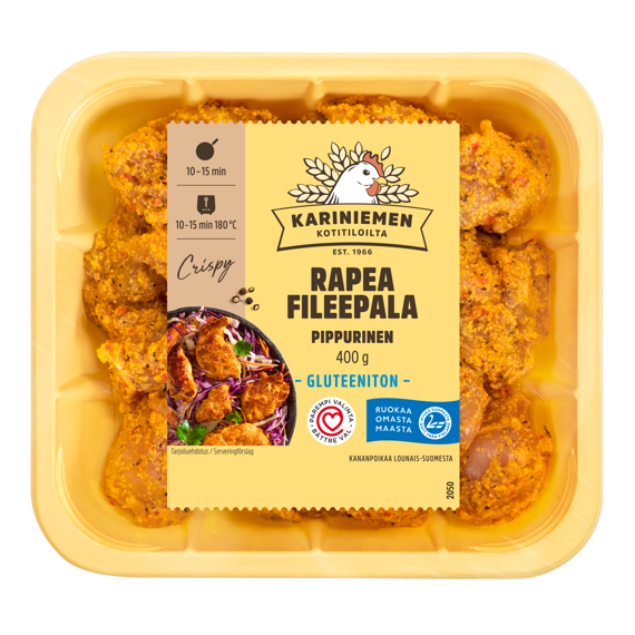 Kariniemen Kananpojan Rapea fileepala pippurinen