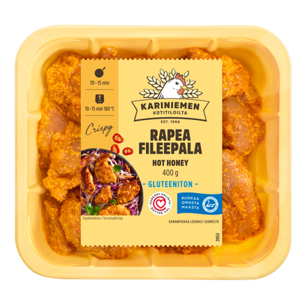 Kariniemen Kananpojan Rapea fileepala hot honey