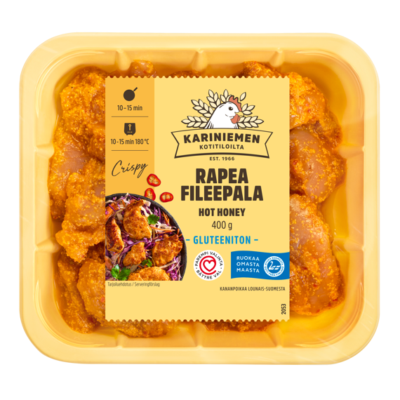 Kariniemen Kananpojan Rapea fileepala hot honey