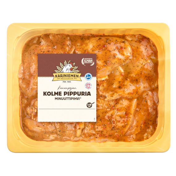 Kariniemen Kananpojan Minuuttipihvi® Kolme pippuria
