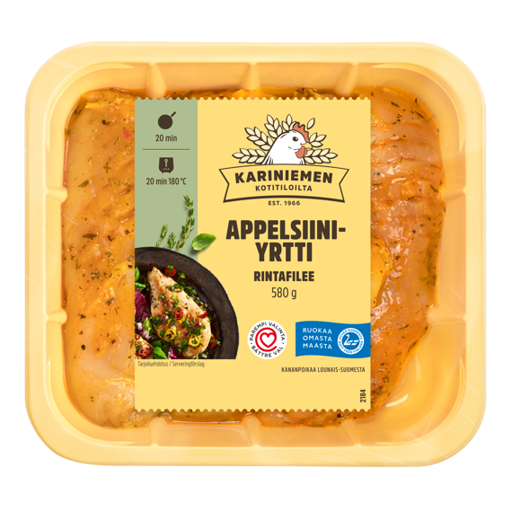 Kariniemen Kananpojan filee appelsiini-yrtti