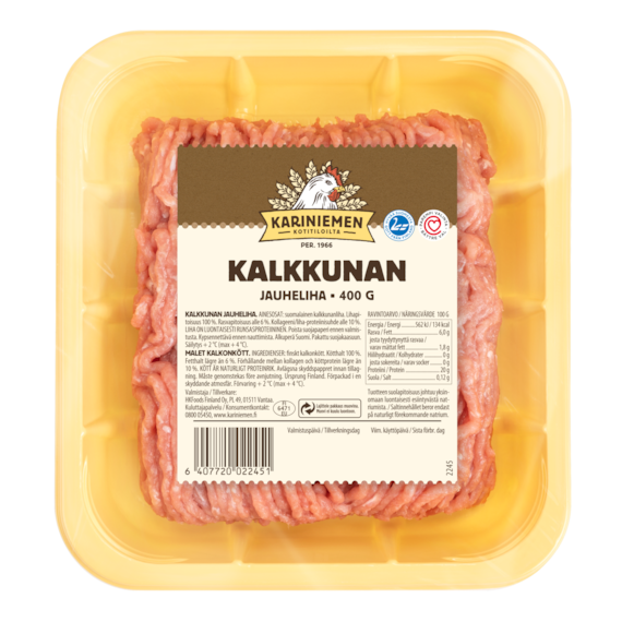 Kariniemen Kalkkunan jauheliha