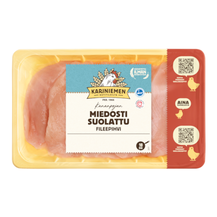 Kariniemen Kananpojan Fileepihvi miedosti suolattu