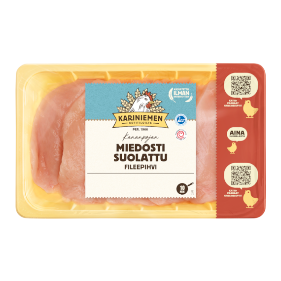 Kariniemen Kananpojan Fileepihvi miedosti suolattu