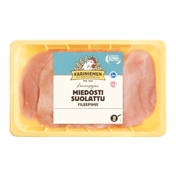 Kariniemen Kananpojan Fileepihvi miedosti suolattu