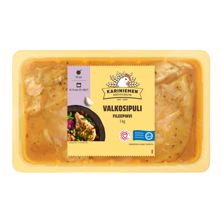Kariniemen Kananpojan fileepihvi valkosipuli
