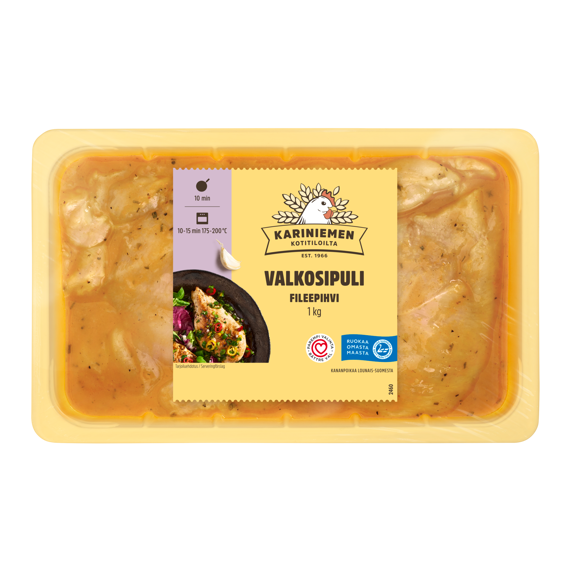 Kariniemen Kananpojan fileepihvi valkosipuli