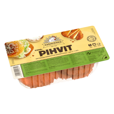 Kariniemen Kananpojan Paneroidut pihvit