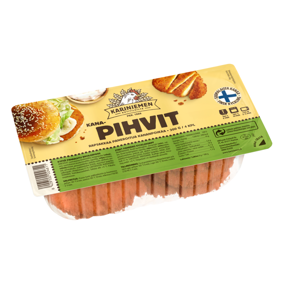 Kariniemen Kananpojan Paneroidut pihvit