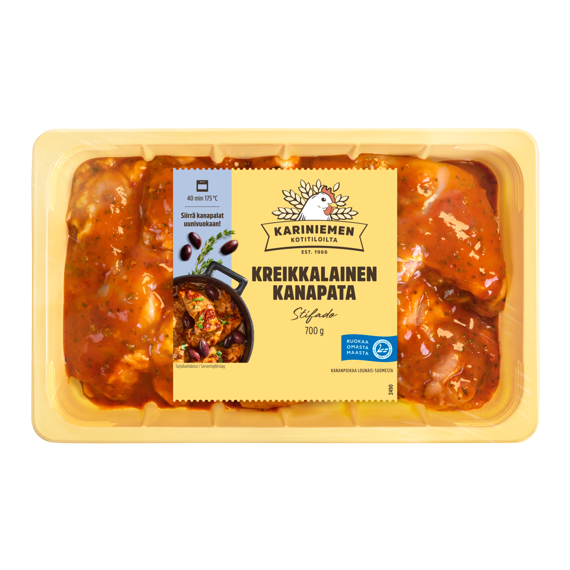 Kariniemen Kananpojan Kreikkalainen kanapata