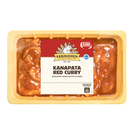 Kariniemen Kananpojan Uunivalmis kanapata Red curry