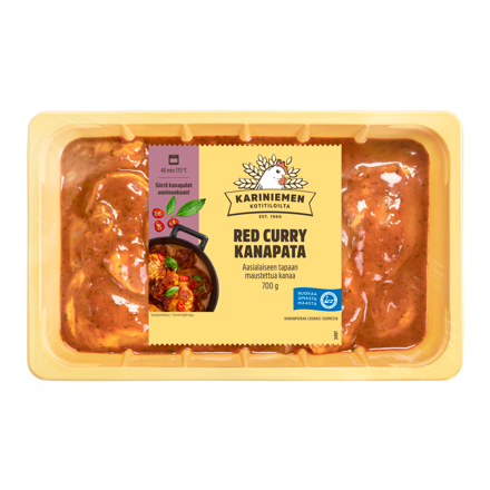 Kariniemen Kananpojan kanapata Red curry