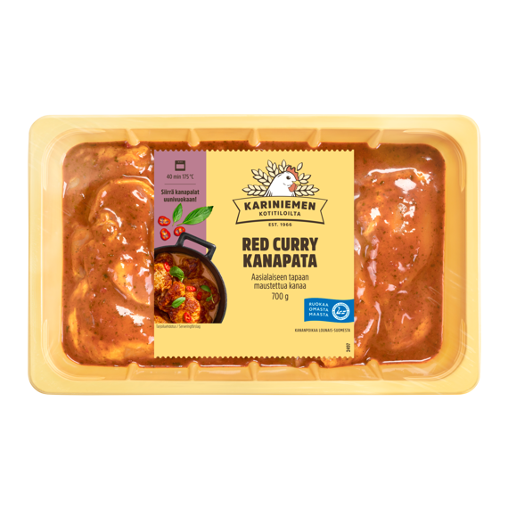 Kariniemen Kananpojan kanapata Red curry