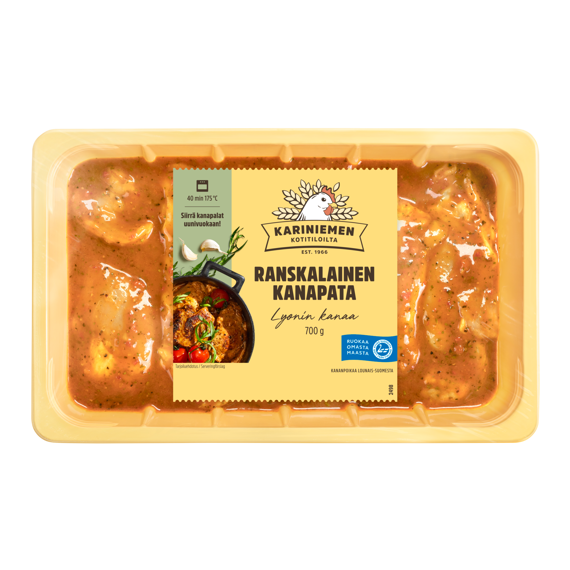 Kariniemen Kananpojan ranskalainen kanapata