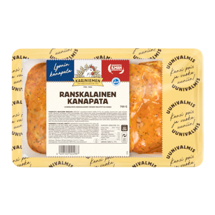 Kariniemen Kananpojan Uunivalmis ranskalainen kanapata