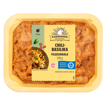 Kariniemen Kananpojan fileesuikale chili-basilika