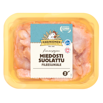 Kariniemen Kananpojan fileesuikale miedosti suolattu