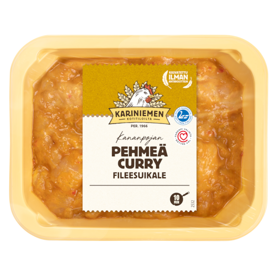 Kariniemen Kananpojan fileesuikale pehmeä curry