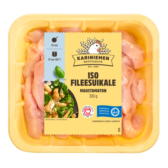 Kariniemen Kananpojan Iso fileesuikale maustamaton