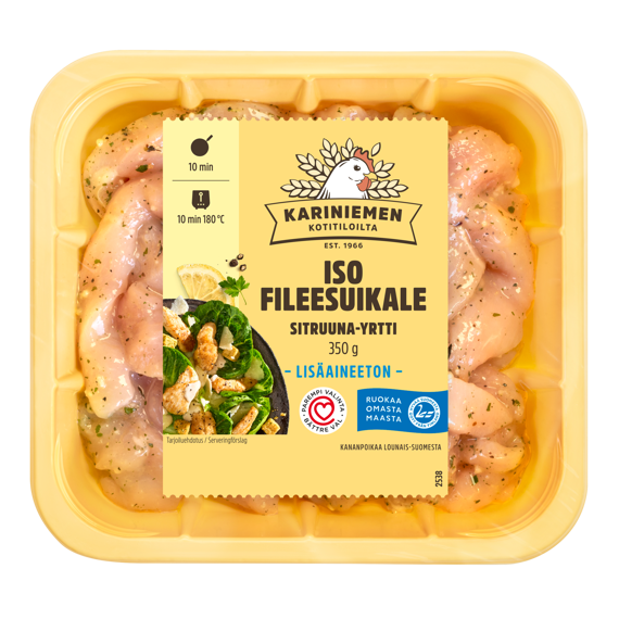 Kariniemen Kananpojan Iso fileesuikale sitruuna-yrtti