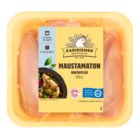 Kariniemen Kananpojan rintafilee maustamaton