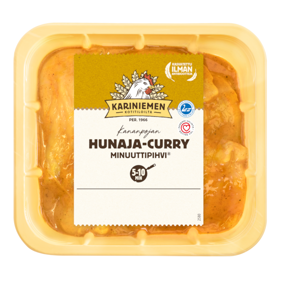 Kariniemen Kananpojan Minuuttipihvi® hunaja-curry