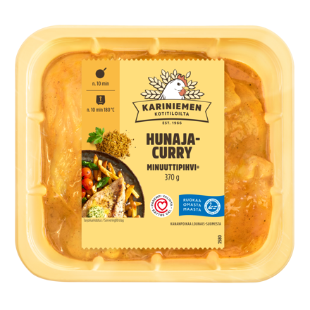 Kariniemen Kananpojan Minuuttipihvi® hunaja-curry