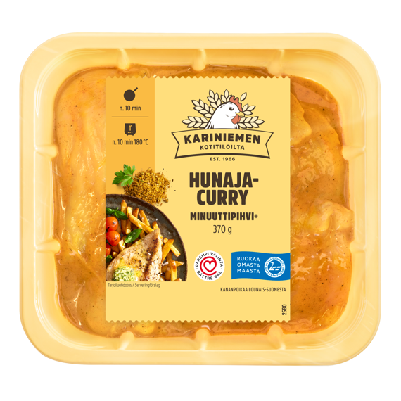 Kariniemen Kananpojan Minuuttipihvi® hunaja-curry