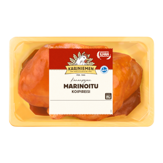 Kariniemen Kananpojan koipireisi marinoitu