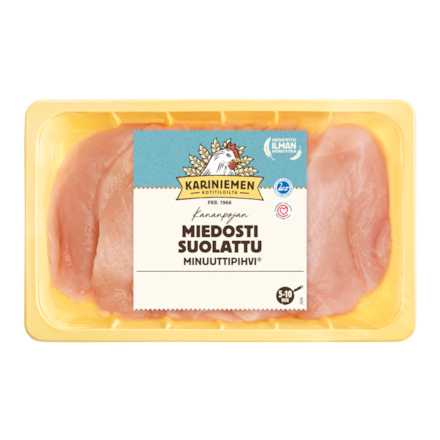 Kariniemen Kananpojan Minuuttipihvi® miedosti suolattu