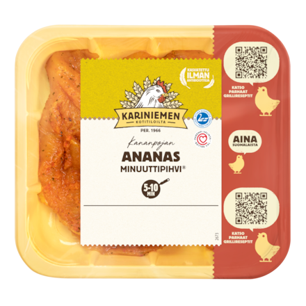 Kariniemen Kananpojan Minuuttipihvi® Ananas
