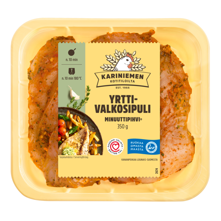 Kariniemen Kananpojan Minuuttipihvi® yrtti-valkosipuli