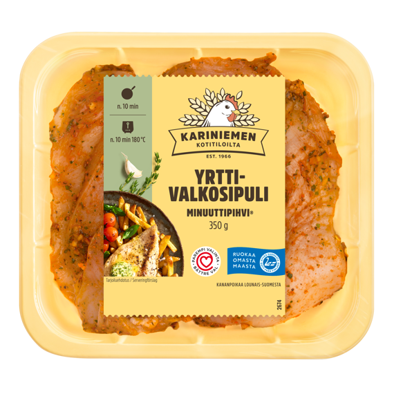 Kariniemen Kananpojan Minuuttipihvi® yrtti-valkosipuli