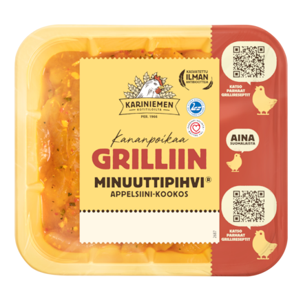 Kariniemen Kananpojan Minuuttipihvi® appelsiini-kookos