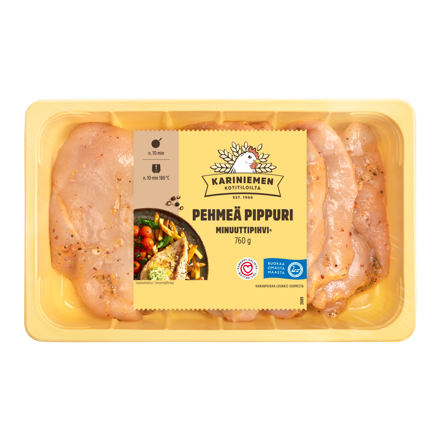 Kariniemen Kananpojan Minuuttipihvi® pehmeä pippuri