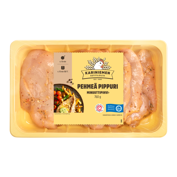 Kariniemen Kananpojan Minuuttipihvi® pehmeä pippuri
