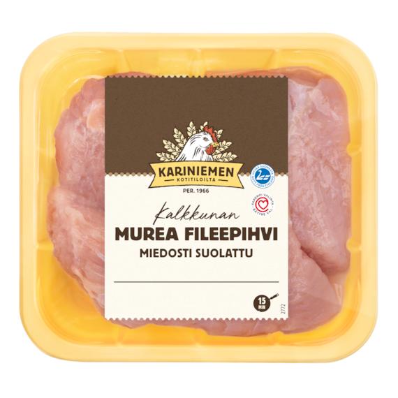 Kariniemen Kalkkunan Fileepihvi miedosti suolattu (2772)