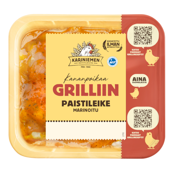 Kariniemen Kananpojan Paistileike marinoitu