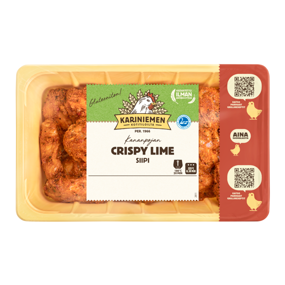 Kariniemen Kananpojan siipi crispy lime