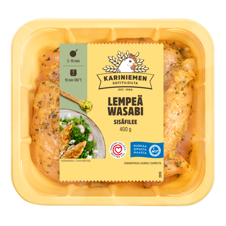 Kariniemen Kananpojan sisäfilee Lempeä Wasabi