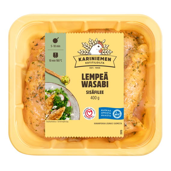 Kariniemen Kananpojan sisäfilee Lempeä Wasabi