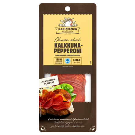 Kariniemen Kalkkunapepperoni